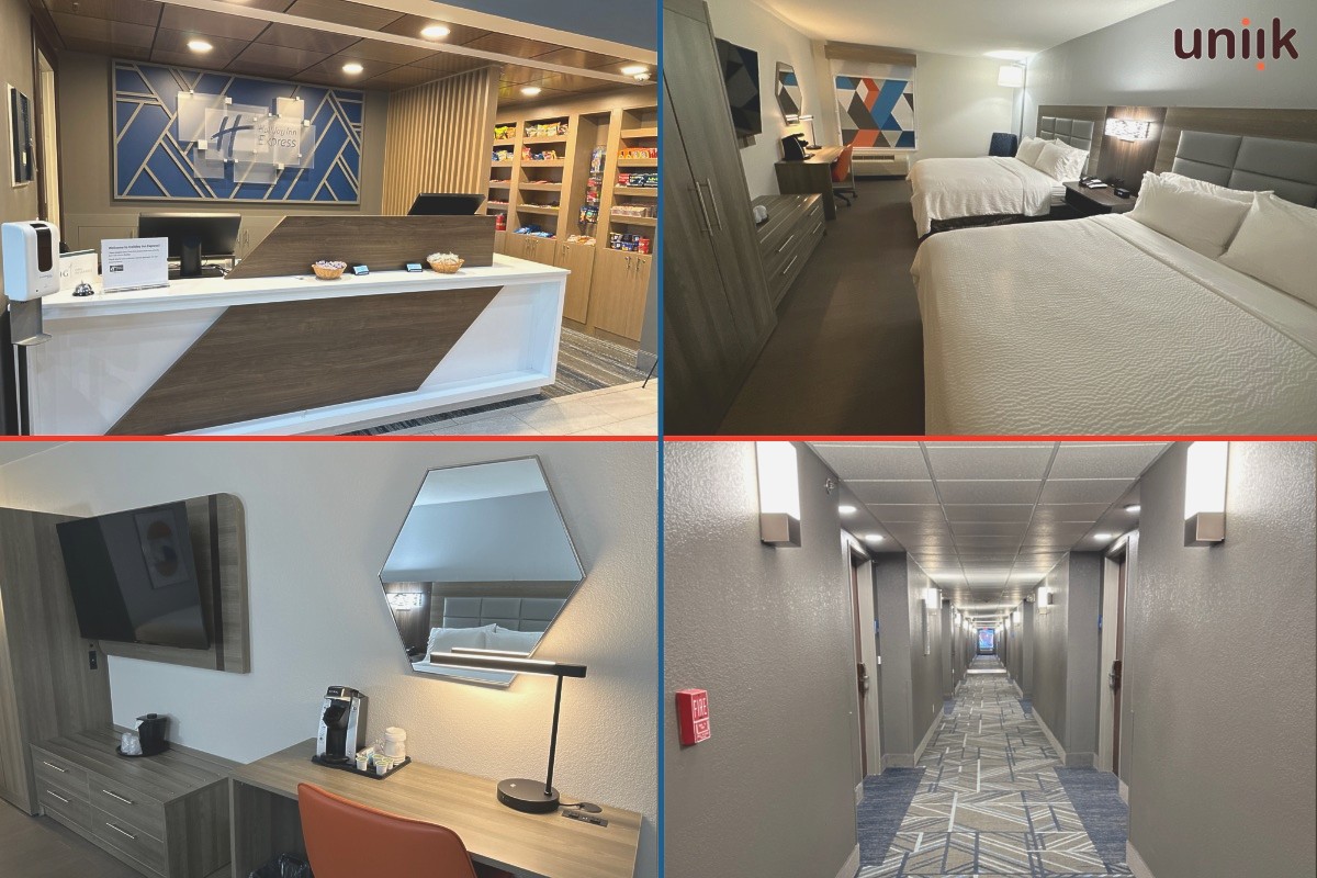 UniikCo's tweet photo. The newly renovated Holiday Inn Express in the Lexington KY Area!

#uniik #interiordesign #hoteldesigns #hotelinterior #hospitalitydesign
#commercialinteriors
#instainteriors #instahotel
#ihg #hiex #holidayinnexpress #lexington https://t.co/F1PAMjBBEl