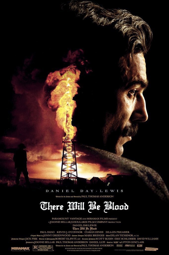 FilmNewsNos's tweet photo. 🎬MOVIE HISTORY: 16 years ago today, December 26, 2007, the movie ‘There Will Be Blood’ opened in theaters!

#DanielDayLewis #PaulDano #KevinJOConnor #CiaranHinds #DillonFreasier #PaulFTompkins #ColleenFoy #HansHowes #PaulThomasAnderson https://t.co/MS9C6pnQ5u