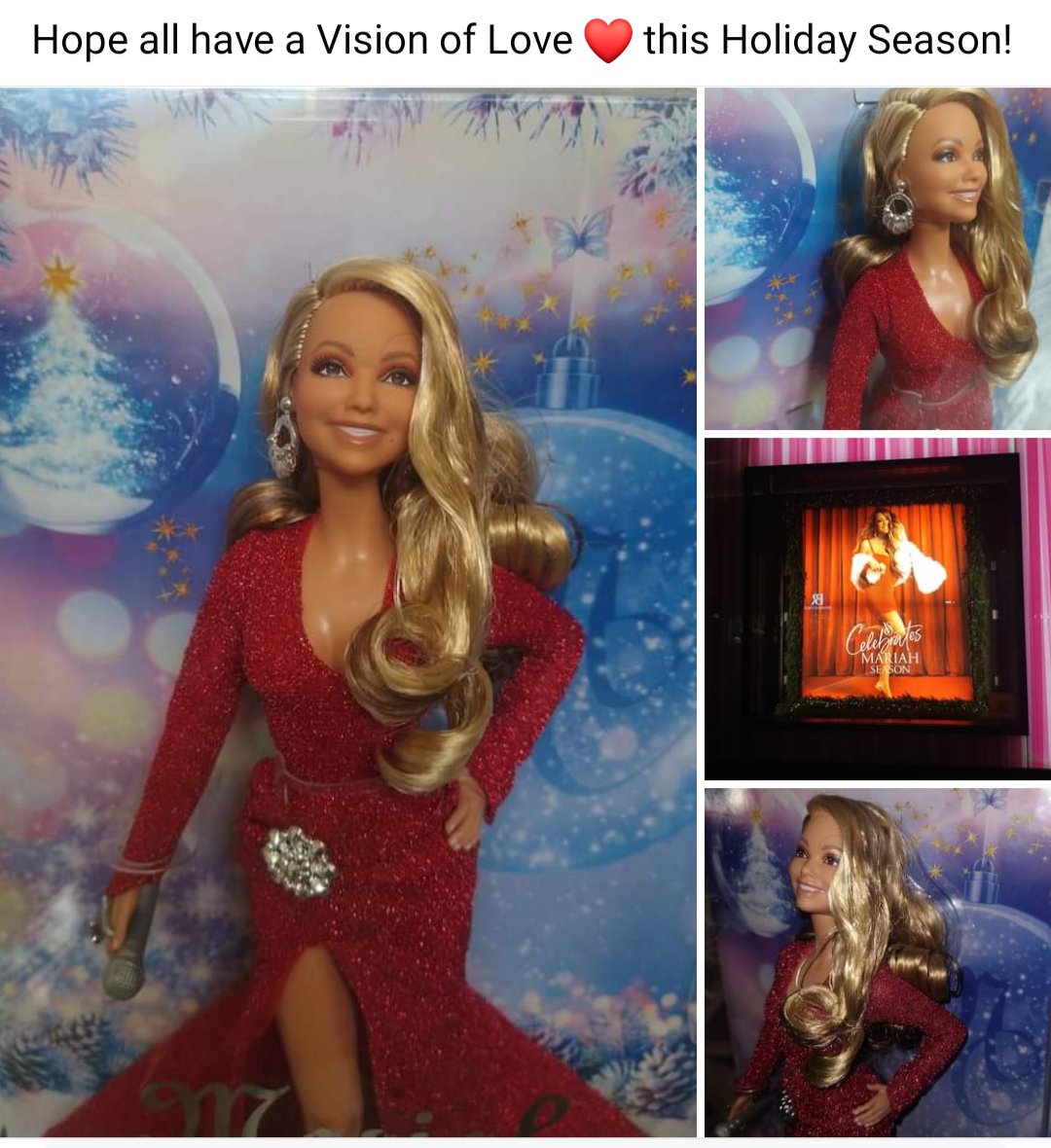 Sing it, Mariah! #BarbieSignature #Barbie #HappyHolidays #Singer #VisionOfLove #MariahCarey