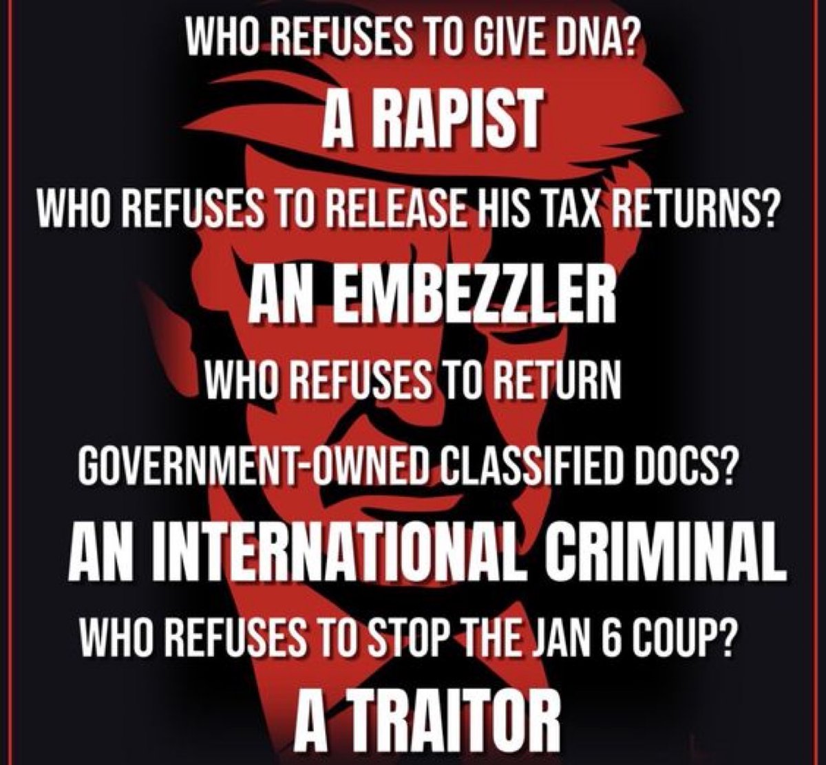 Hey #BlueCrew #Resistance Night Owls🦉 Trump to a tee!💯💯💯 WHO AGREES? 💯🌊💙🌎 Like💙 Raise Your Hand High✋🏻✋🏻✋🏻 Retweet♻️ Vet/Follow Each Other🤝🏻 Follow @SenseiDuckOR #IFB #FBR #BlueWave2024 #StrongerTogether 🌊💙🌎💙🌊