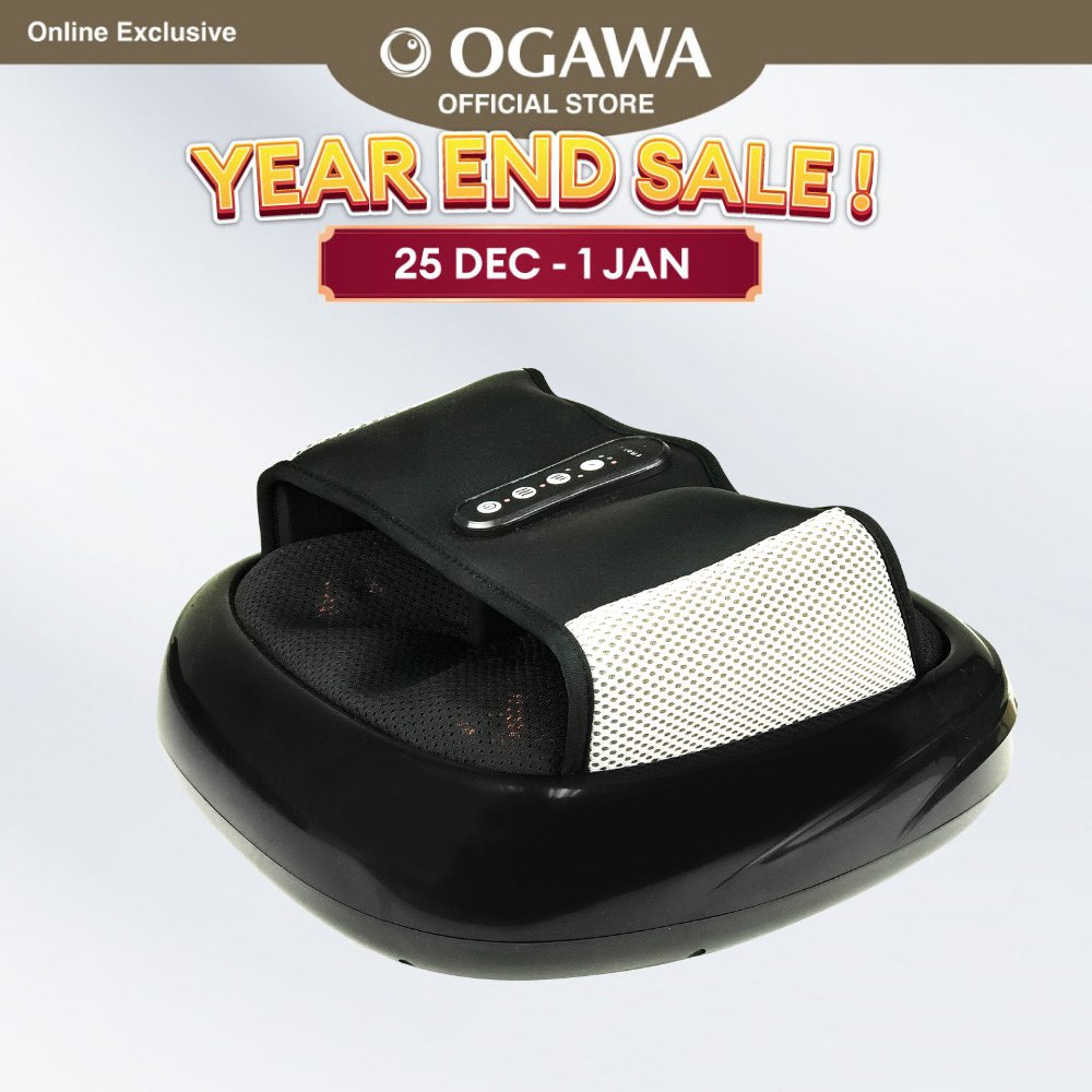 markqim's tweet photo. Ogawa foot massage
Tgh promo ujung tahun ni ha

Macam2 benefit urutan kaki ni
Masalah lenguh2 kaki, bantu peredaran darah

Mari tgk harga

Shopee - https://t.co/GVwemzXEO5
Lazada - https://t.co/j7Kcy18AKf

#massagetherapy
#massagetherapy
#salesalesale
#murah
#shopeefinds https://t.co/bA4VR23NAA