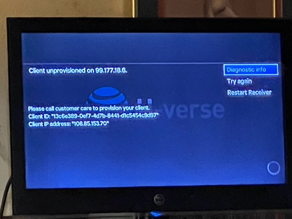 mingofreak's tweet image. AT&amp;amp;T Tech Support has been helping me replace a damaged Arris Cable Box. There’s another new message! Client unprovisioned? WTF is ALL this???? #PoorTechSupport