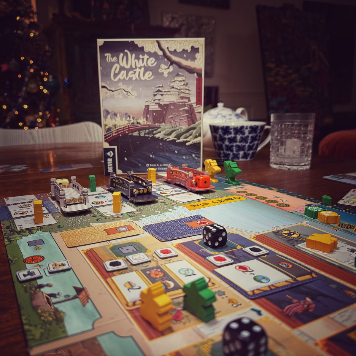 Games4Humans's tweet photo. My favorite game for 2023, The White Castle from @devirgames designed by Shei &amp; Isra. #boardgames. An elegant design couple with great production. https://t.co/WvlchuUek4