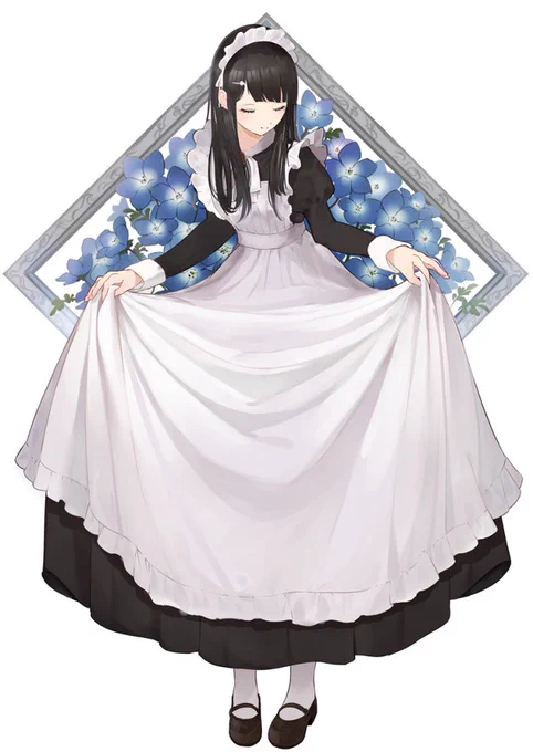 ネモフィラとメイド