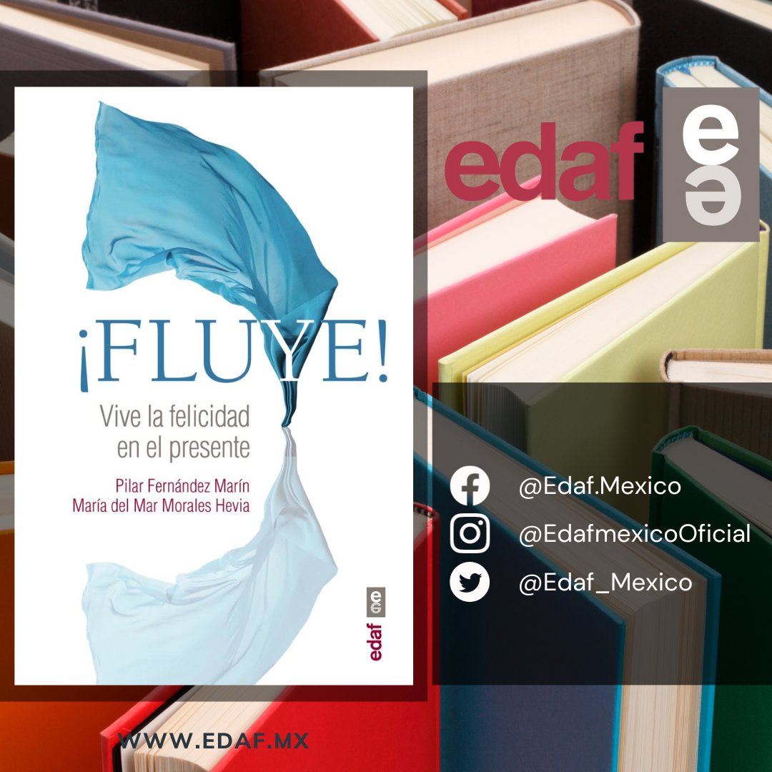 EDAF_MEXICO's tweet photo. El presente es lo único seguro. ¡Fluye! es una estrategia que invita a vivirlo.

Más Información
Tel: 2222111387

#edaf #edafmexico #lectura #LecturaRecomendada #puebla #LeerEsencial #lecturadiaria #libertad #vivelavida #fluye https://t.co/TBKNwyXgSf
