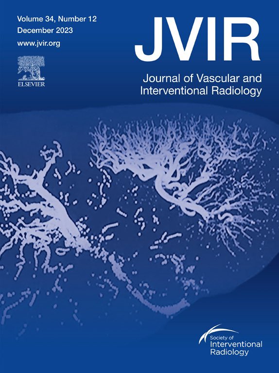 Honored to make the cover of @JVIRmedia this month. Great work team! @SIRspecialists @Hopkins_Rad @JohnsHopkinsIR
