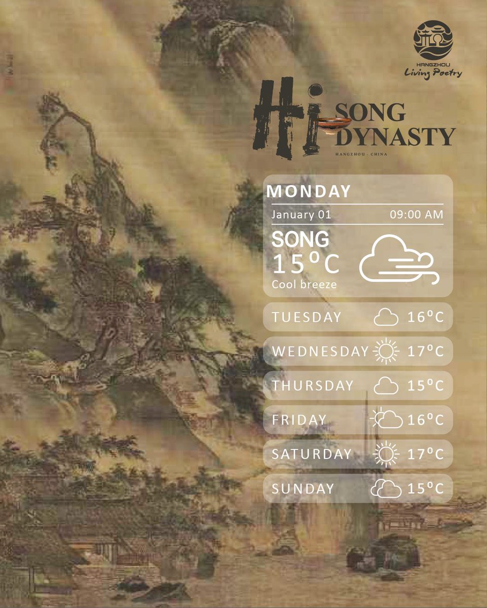 In the Song Dynasty, the unique way to forecast weather was through mendicant Buddhist monks at temples. These monks, doubling as weather reporters, would bang iron plates or knock wooden blocks while strolling the streets for their morning call. Their method? On sunny days, they