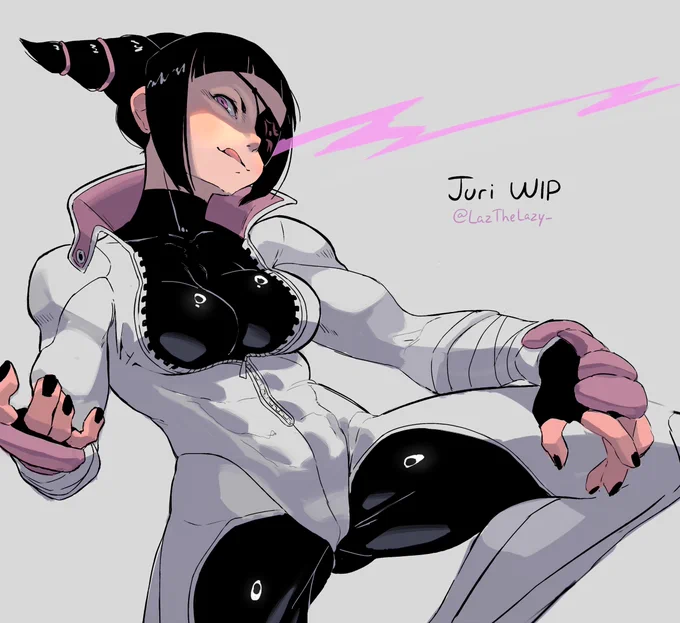 SFV Juri WIP (I love this costume) #StreetFighter 