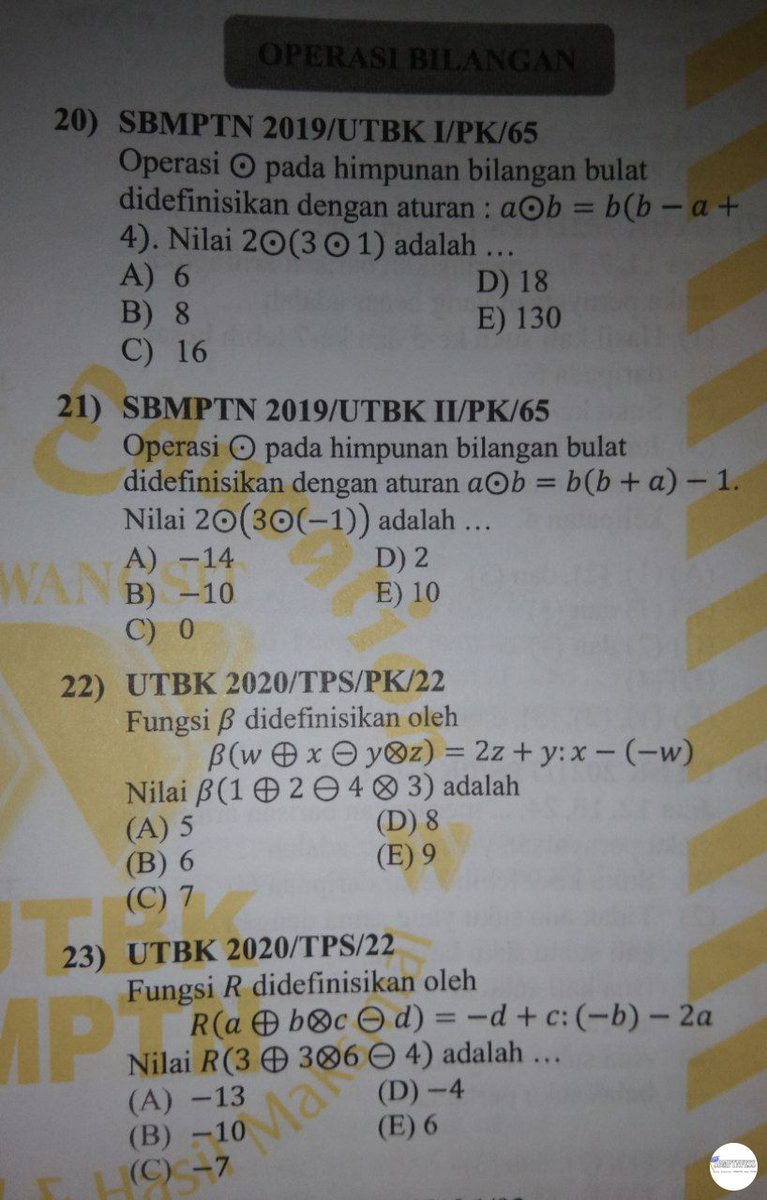 ptn! sender gatau ini model soal apaan yaa ada bulet2nya gitu, ini ada yang tau cara mencarinya ? makasihh
