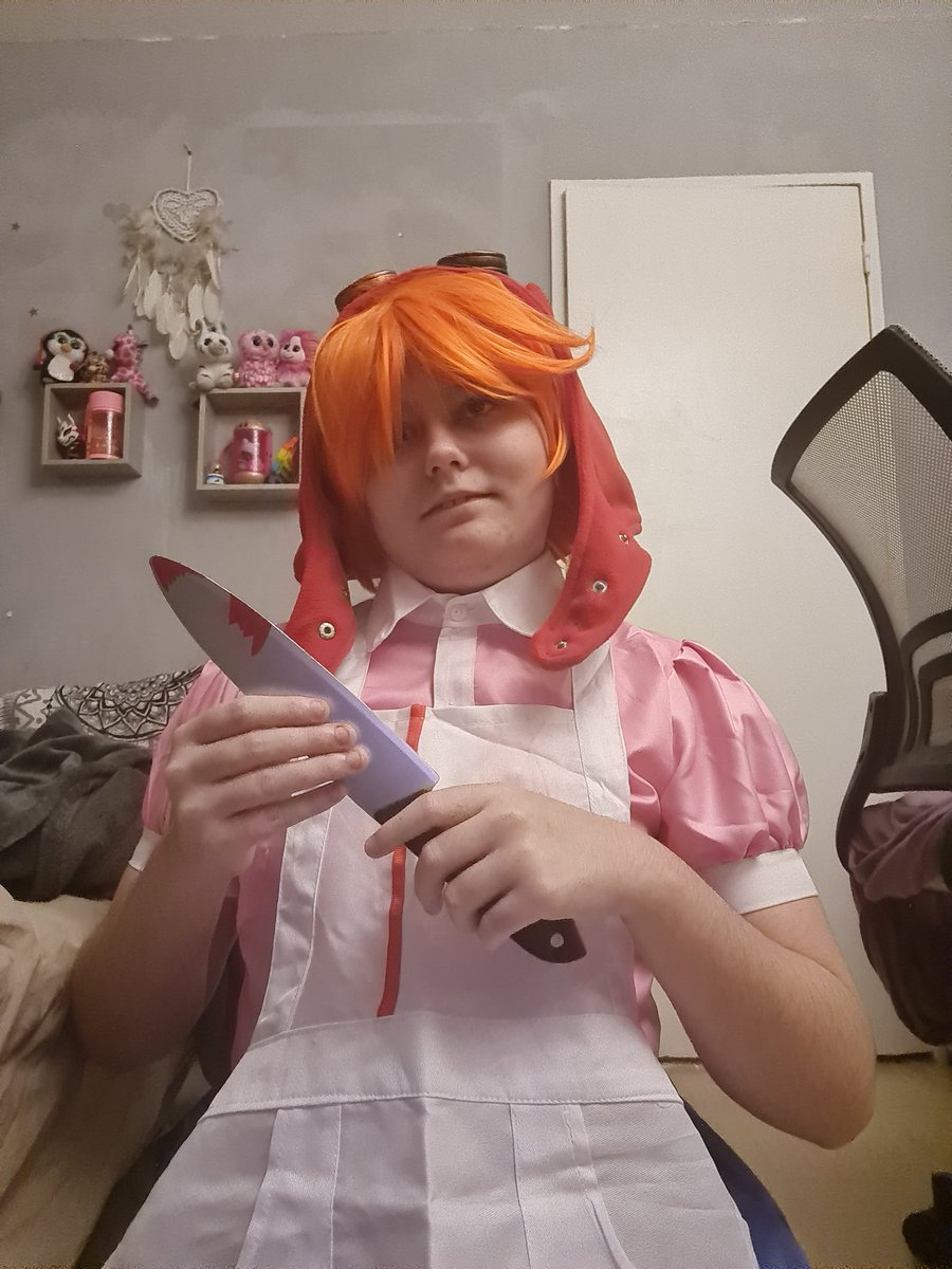 michael_1ft0n's tweet photo. [ SOCK WITH MIKAN'S CLOTHES (DANGANRONPA) ] #welcometohellfilm #w2h #w2h2 #napoleonmaxwellsowachowski #Sowachowski #w2hsock #w2h2sock #cosplay #welcometohellcomic #welcometohellanimation https://t.co/SRGqpghJbA