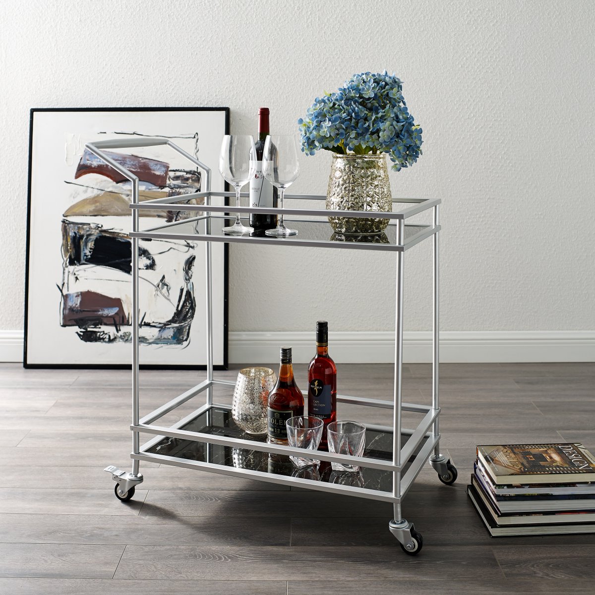 inspiredhomeco's tweet photo. This bar cart is ready for a good time 🥂🍸 https://t.co/cbyjnqpagb