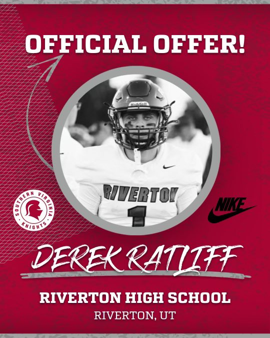 drat1024's tweet photo. After a great conversation with @CoachJoeDuPaix I am blessed to receive an offer from Southern Virginia University @knight_ftbl 🙏🏽🙏🏽
@rhsfootballut @go_byu @AlphaRecruits15 @BlairAngulo @PrepRedzoneUT @MooseB90 @SlingintheP https://t.co/G5feuaD2vp