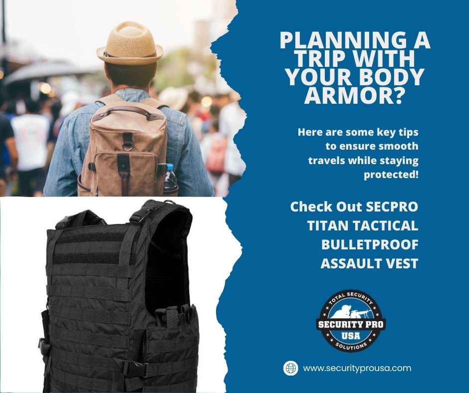 Secprousa1986's tweet photo. 🛡️ Planning a trip with your body armor? Here are some key tips to ensure smooth travels while staying protected! 🌍✈️

🧳🛫For more detailed guidance on traveling with body armor, check out this helpful article: https://t.co/Y5pxhTudCC

#survivalgear #emergencysupplies https://t.co/GYjEAzX5H1