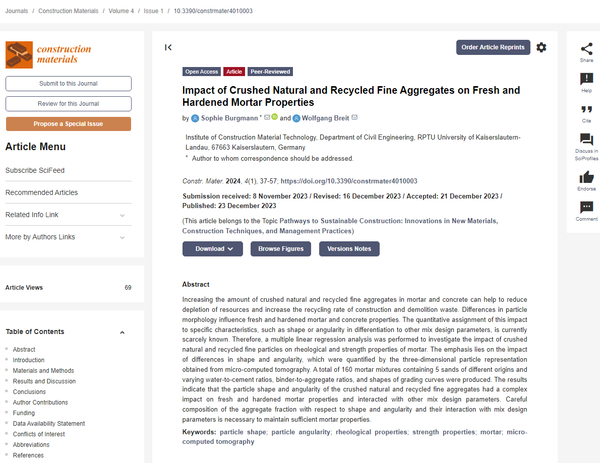 TedDu_mdpi's tweet photo. #NewArticle 
Impact of Crushed Natural and Recycled Fine Aggregates on Fresh and Hardened Mortar Properties https://t.co/HH1fj7c0gc by Sophie Burgmann and Wolfgang Breit @uni_kl via @ChemMatSci_MDPI #MDPITopics
#particleshape; #particleangularity; #rheologicalproperties; etc. https://t.co/EpOEyOUtwE