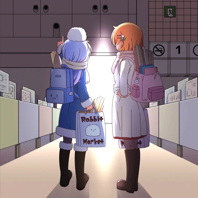 いざ、出陣! コミケはじまります。 #gochiusa #C103