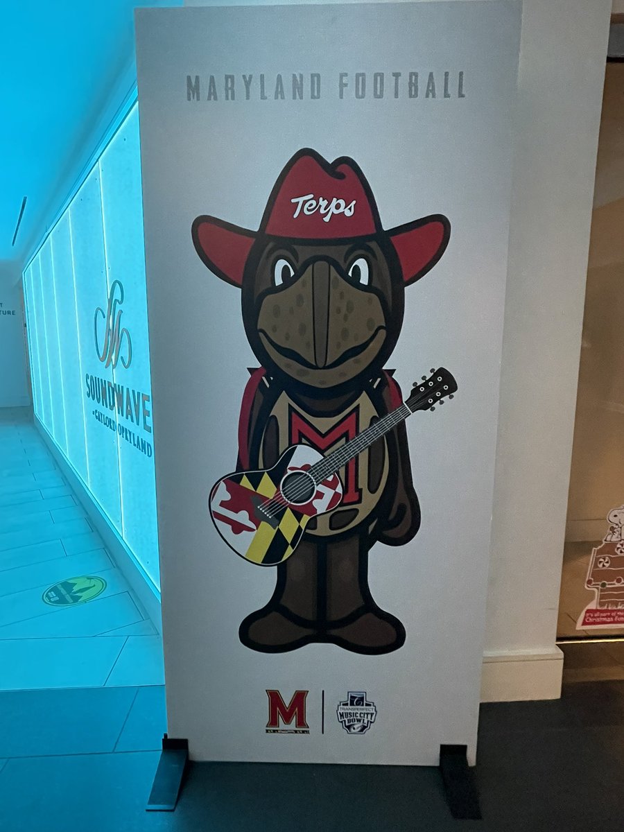 This is epic 

<a href="/TerpsFootball/">Maryland Football</a> has arrived in Nashville