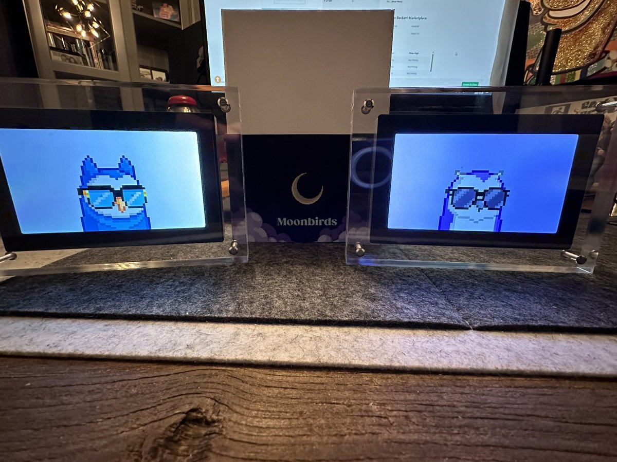 Thanks <a href="/infiniteobjects/">Infinite Objects</a> <a href="/moonbirds/">Moonbirds</a> - left these two to open on Christmas day