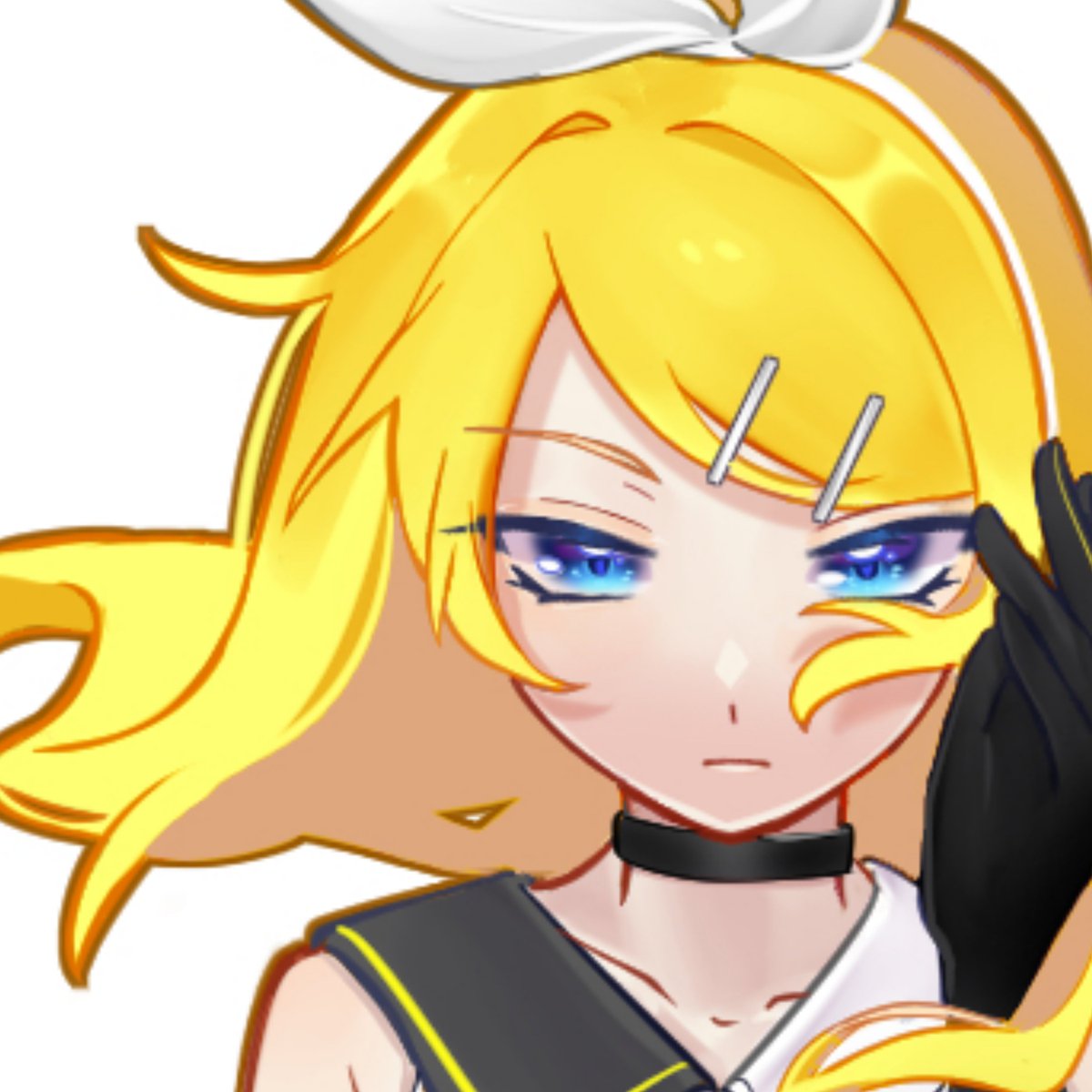 AmeAwa_18's tweet photo. 參加了FB的鏡音鈴生日合繪計劃，第一次參加這樣的合繪感覺自己好像搞錯了方向ww
也好久沒畫立繪了 整體來説還算滿意的😊
畫的是炉心融解裏的形象 歌曲鏈接放留言 是很經典的曲子 喜歡鈴鈴的都可以聽一聽🥺

#鏡音リン #KagamineRin #炉心融解 https://t.co/As7xXTUBmV