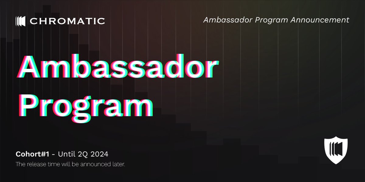 Chromatic | MAINNET LIVE tweet media