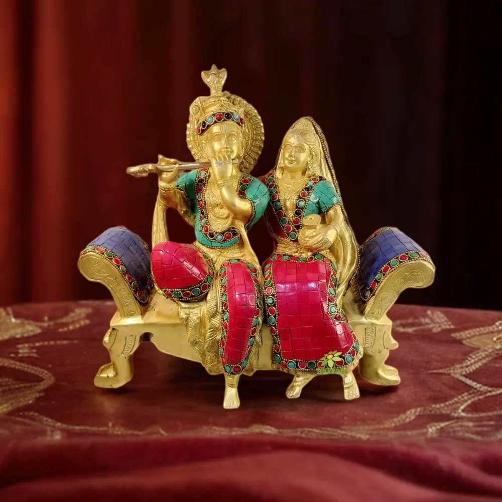 ashopi's tweet image. "Bring divine elegance into your home with our exquisite Brass Radha Krishna Statue – Elevate your space and invite the blessings of Radha and Krishna.
Order Online : ashopi.com
Call now - +91-9639304050
 #DivineDecor #RadhaKrishnaStatue #SpiritualArt #BrassSculpture