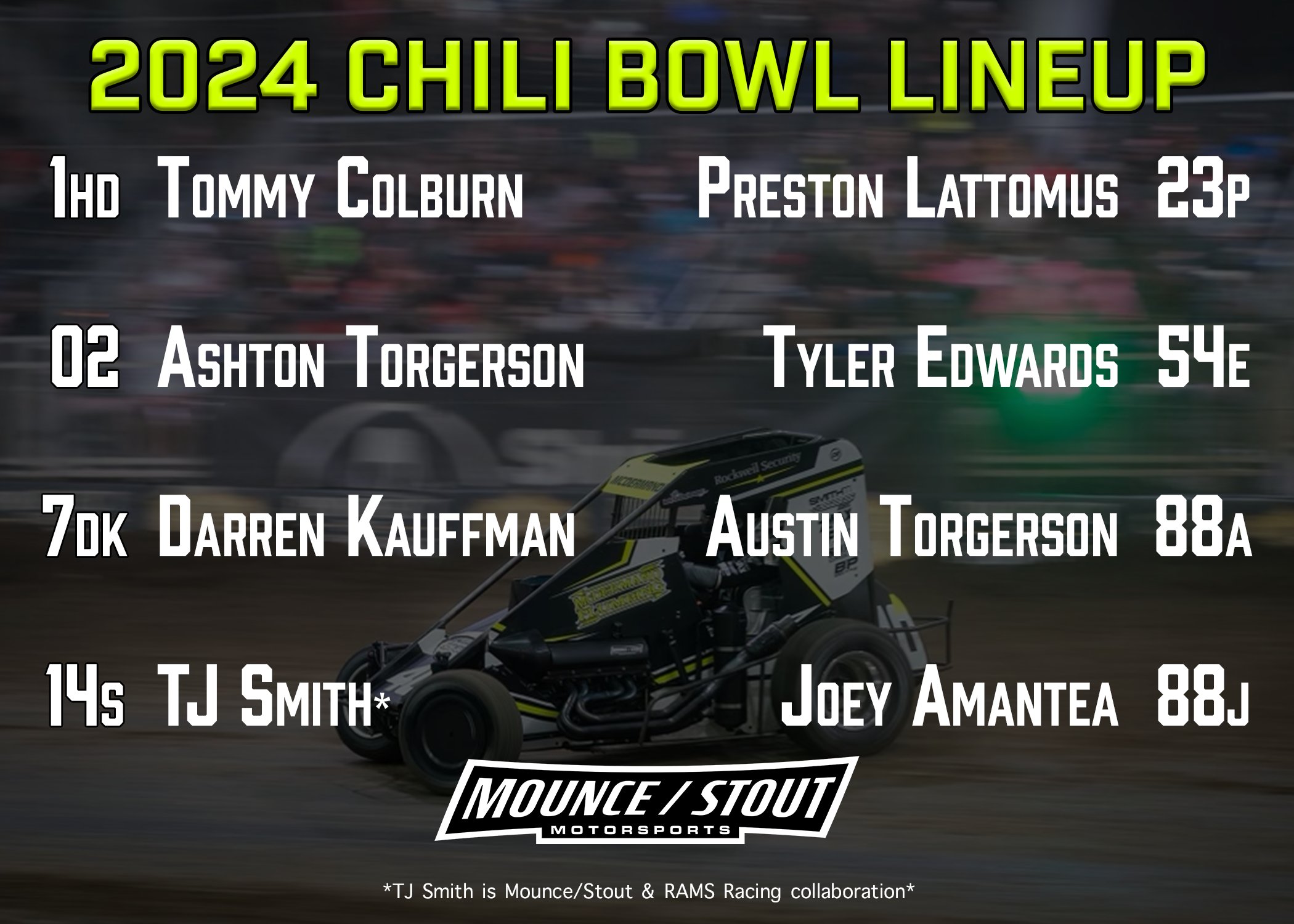 Chili Bowl Lineups 2025 ricki melanie