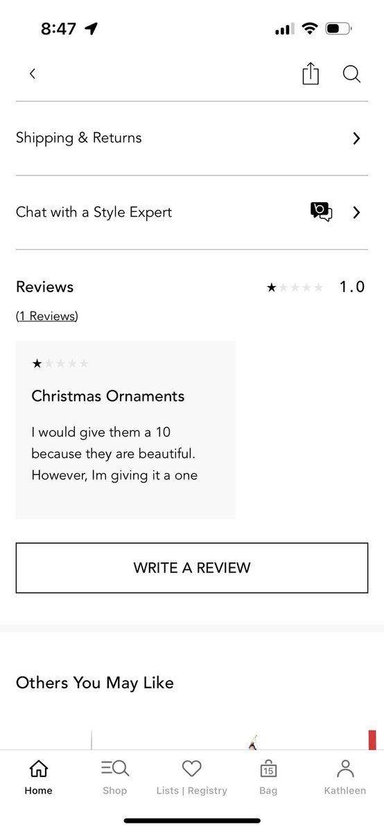 kattrockee's tweet photo. Best review ever https://t.co/FK4SXZ985d