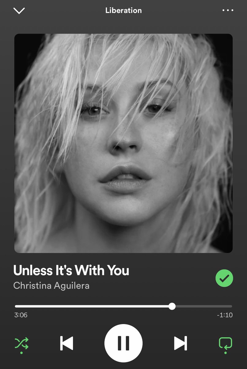 gabygarse's tweet photo. A wedding song. 🥂
#UnlessItsWithYou 
#Liberation 
#Xtina https://t.co/Mefn94iITr