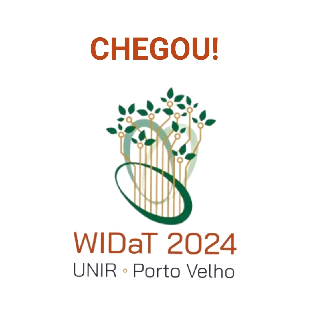 Começou!!! Lançamento simultâneo do site, das redes sociais e das submissões de trabalhos para o VII WIDaT, que acontecerá entre 25 e 27 de junho de 2024, em Porto Velho, Rondônia.