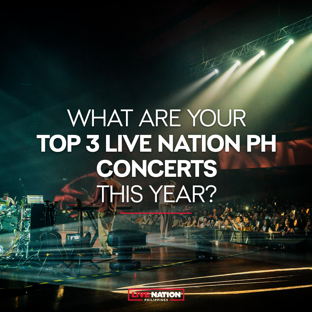 livenationph's tweet photo. 2023 is about to end, and after a year of live music and events, what is your favorite LNPH concert so far? Post in the comments below 🤩 https://t.co/UfTJuyFtFN