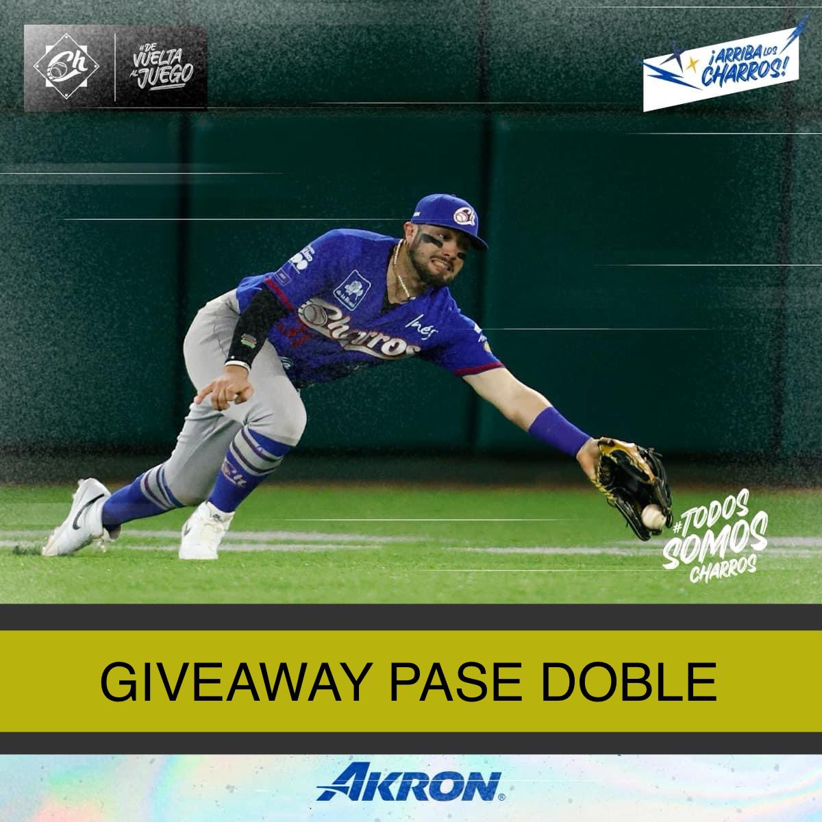 GdlTiempo's tweet photo. #Giveaway 

#Gana accesos para el partido entre @charrosbeisbol y @yaquis_oficial en la @Liga_Arco este 28 diciembre en #CharroPark 

1. RT  #TodosSomosCharros  

2. Invita a acompañante en comentarios. 

Garantiza accesos en #patreon como #MegaFan: 

https://t.co/YS8rr7nV6A… https://t.co/fhVIA6ys3k