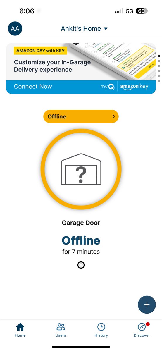 ankit_spd's tweet image. Help, I can’t close my garage because it disconnected from WiFi 😩