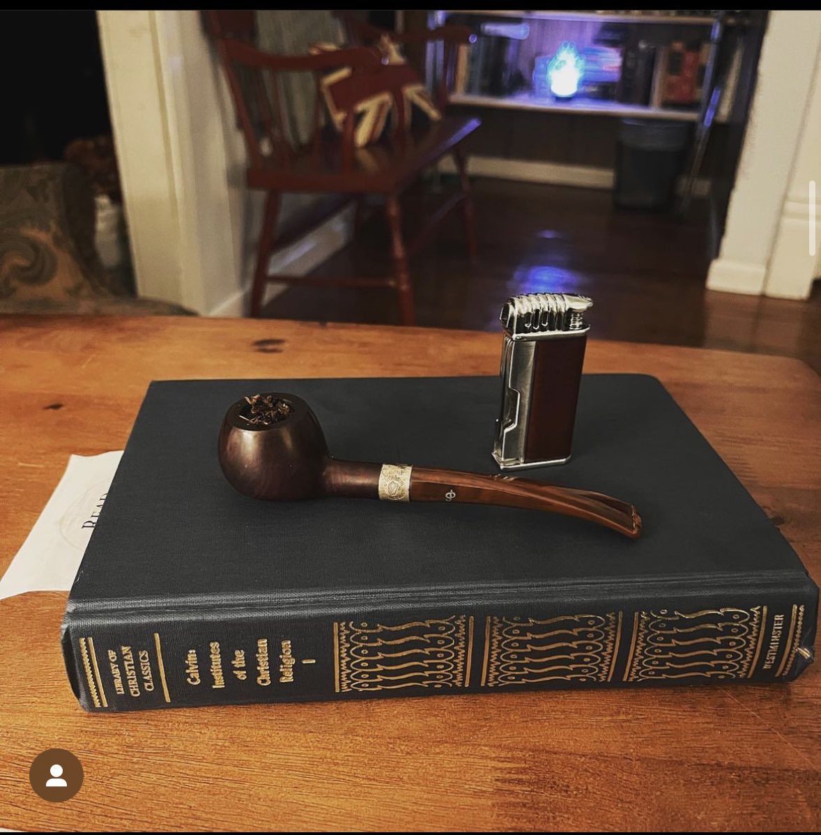 Reformationpipe's tweet photo. 100 pages down 900 or so to go #books #reading #theologybooks #stystematictheology #calvin #calvinsinstitutes #pipes #pipesmoking #petersonpipes 
January 30, 2023 https://t.co/F2idnOgW3g