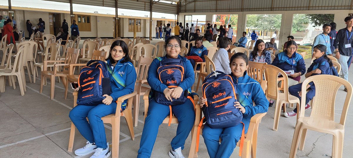 Students from Delhi schools representing Delhi in SGFI, National chess tournament at Vellore,Tamil Nadu.Inaugration ceremony on 26/12/23. 
All the best teams👍
<a href="/Dir_Education/">DIRECTORATE OF EDUCATION Delhi</a> 
#sgfi 
#chessnational
#delhigames