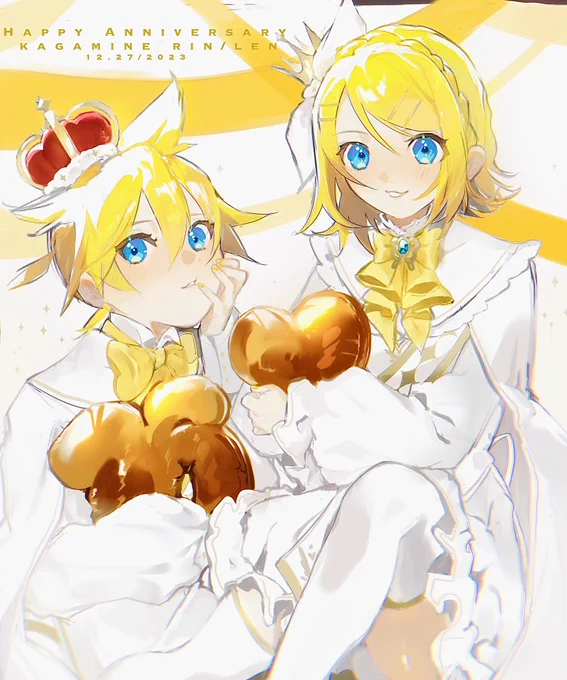 リンレンちゃん16歳おめでとう  #鏡音誕生祭2023 #鏡音生誕祭2023
