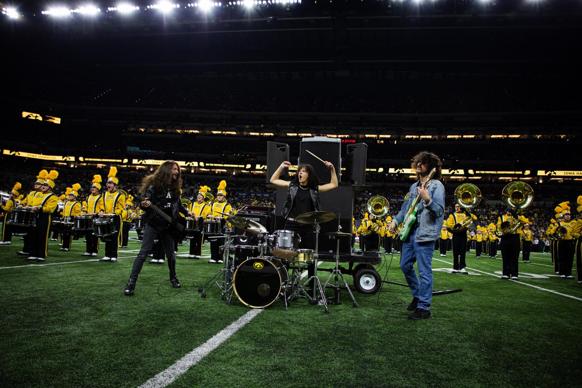 ESPN's @PatMcAfeeShow called it 'phenomenal.' Now @HawkeyeBand's entry in the first ever @Metallica marching band competition is a finalist -- one of the top five D1 schools in the nation.