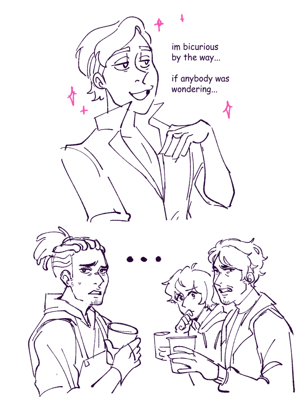sweaterangst's tweet photo. #boybandhell some doodles from a while back to celebrate the full release 🥳🥳 (even though im like. a week late LOL) https://t.co/s59Pa0GYK7
