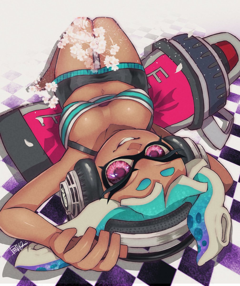 インクリング ,インクリング 「#繋がらなくていいから俺のイカを見てくれ 」|勇騎 -yuuki-のイラスト