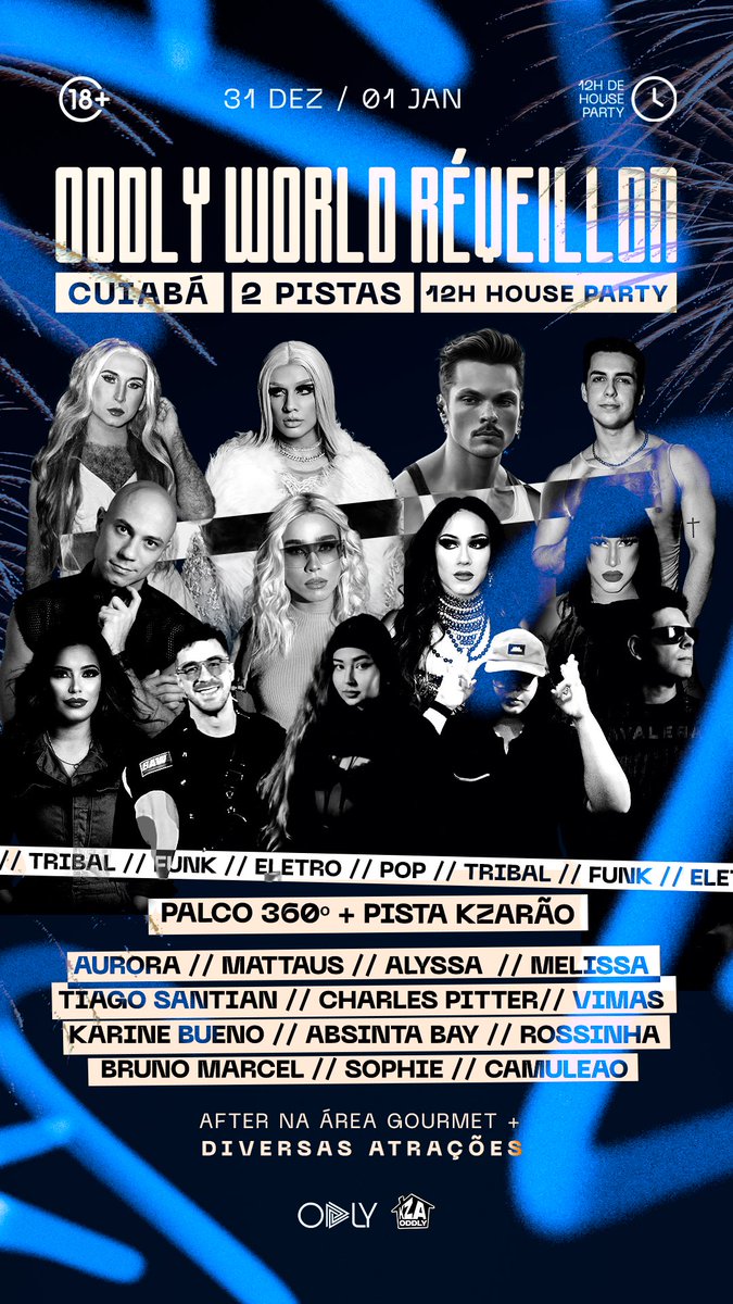 ODDLYPROD's tweet photo. Ain calica esse line t�� uma uva 🫦💫

Vem passar o réveillon na #HouseParty mais quente da HellCity!

ingressos: https://t.co/GkfsvGmw4o https://t.co/UtK4sP8KKk