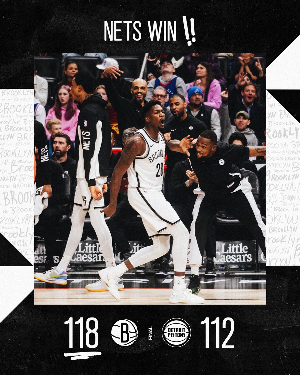 BrooklynNets's tweet photo. Handled business https://t.co/2sRRJRMEib