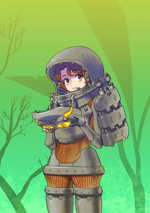 今年のらくがきまとめ 宇宙服系 