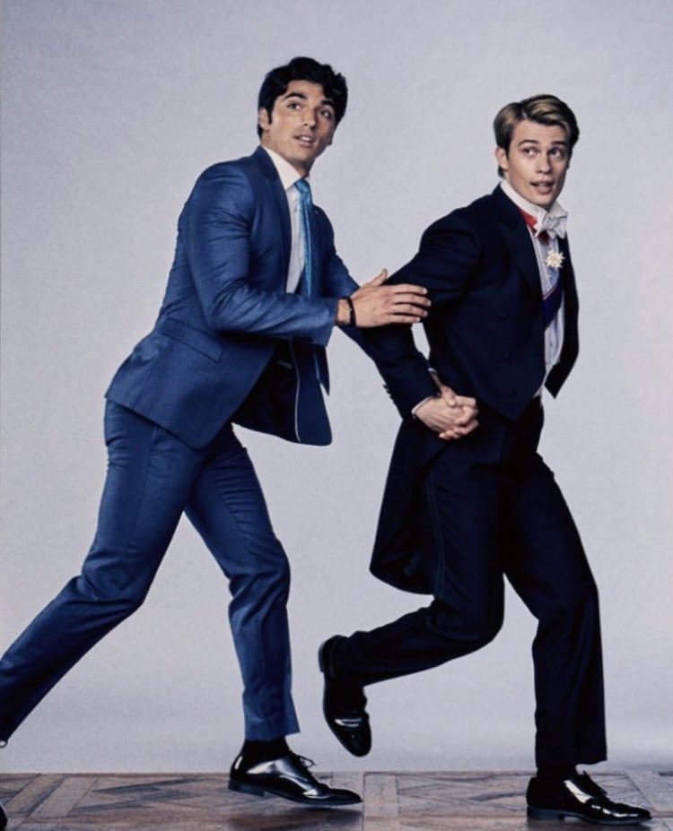 RWRBLAT's tweet photo. Nicholas: Cuando acabe nuestro contrato no le volveré a hablar a este tipo (Taylor). 

Taylor: Lo mismo digo, a menos que tengamos que hacer la secuela y me vea obligado a volverte a hablar. 

#RWRBMovie 
#RedWhiteAndRoyalBlue 

Via: https://t.co/vJJmfkViUx https://t.co/HLKUPnvuZg