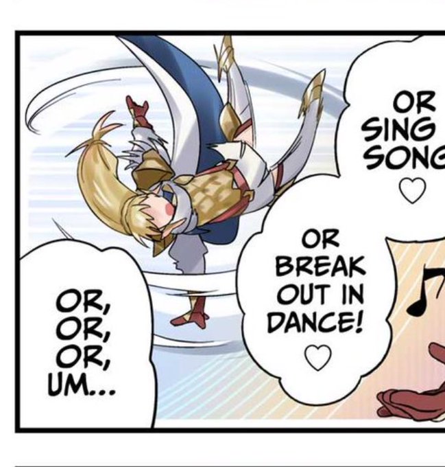 Sharena breaking out the moves 