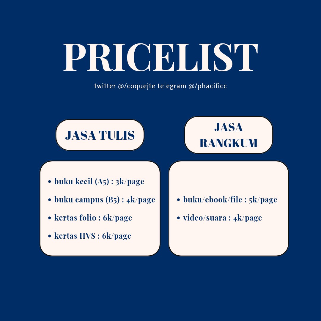 coquejte's tweet photo. @rsfspt aku bisaa kak, start from 3k aja. materi only from cust ya! https://t.co/C0xtBovqhR