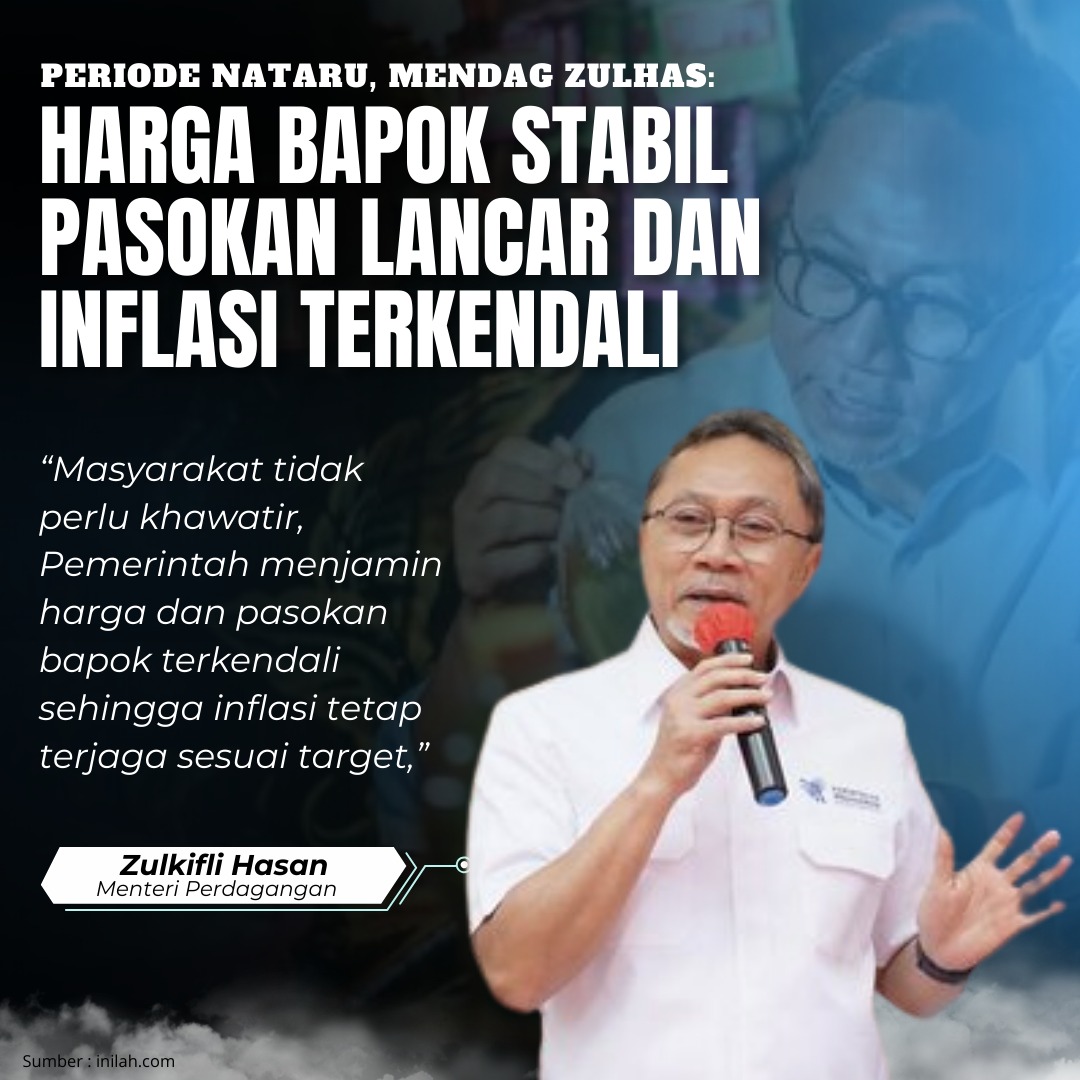 Menjelang periode Natal dan Tahun Baru, Mendag Zulkifli Hasan menegaskan komitmennya untuk menjaga stabilitas harga bahan pokok.#PAN
#PartaiAmanatNasional
#Te12dePAN
#Bluesquad