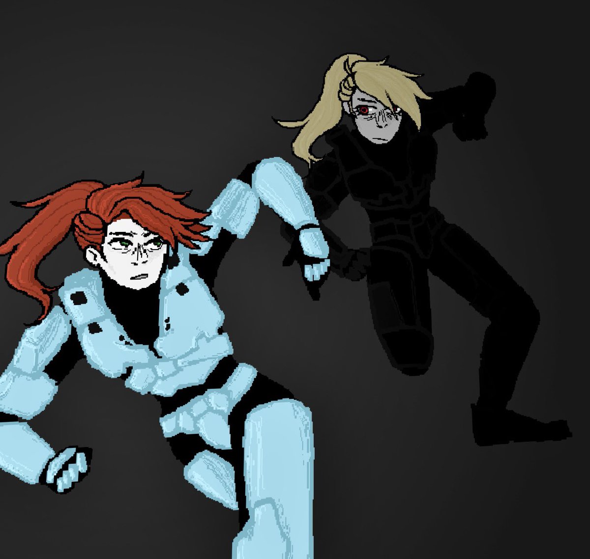 supeer_steel's tweet photo. I DREW MORE THINGS!! #rvb #redvsblue #agenttex #tex https://t.co/lNpPAU0elQ