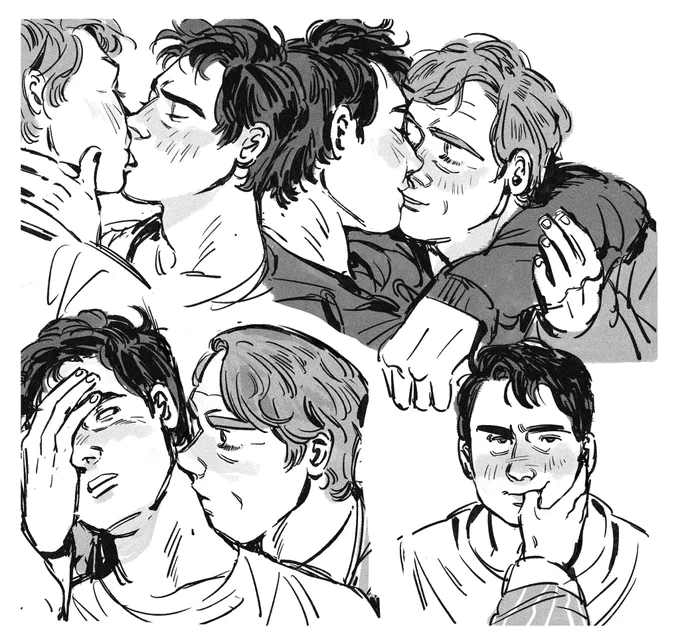day 192827283773 of drawing them smoochin 