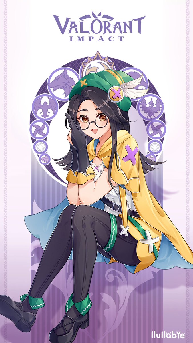 Introducing VALORANT IMPACT, a Valorant x Genshin Impact design &amp; illustration series ✨

Jett, Sage, Viper, Killjoy for now