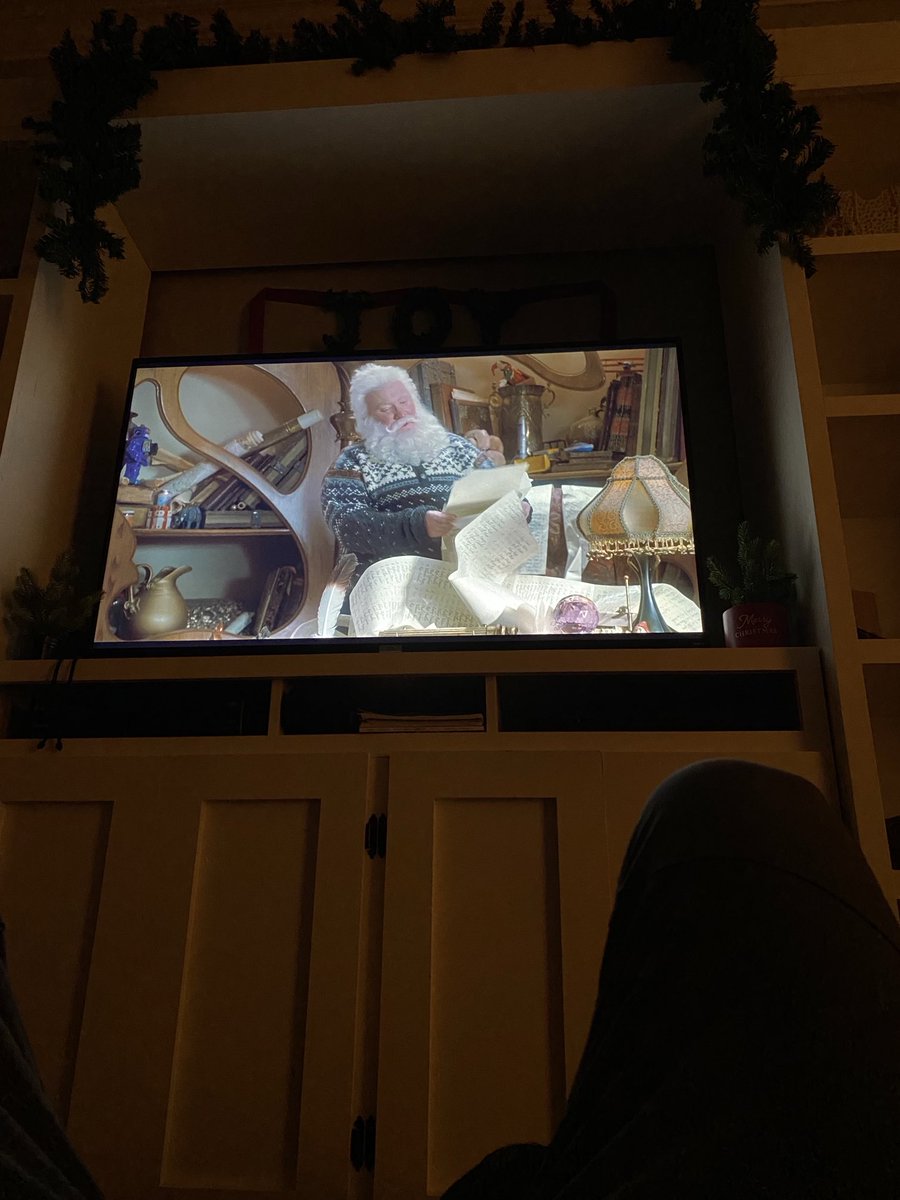 Watching The Santa Claus…line was “it”s just his busy season”…Mrs. Claus said “It’s ALWAYS his busy season”…my wife chimes in “I must be married to Santa Claus”! 🤣 #Lifeofacoacheswife