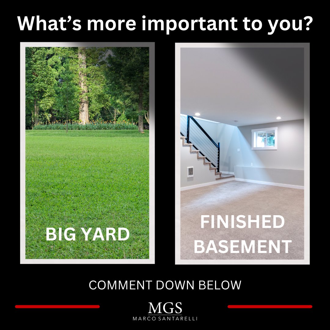 MarcoSantarelli's tweet photo. Follow 👉🏻 [ @marcogsantarelli ] 🥂 in order to achieve true wealth in life. 🏝
Sharing money-making tips, tricks, hacks, and strategies that motivates &amp; inspires people.

#homes #houses #realestate #bigyard #finishedbasement #choices https://t.co/88ibSW9UjZ