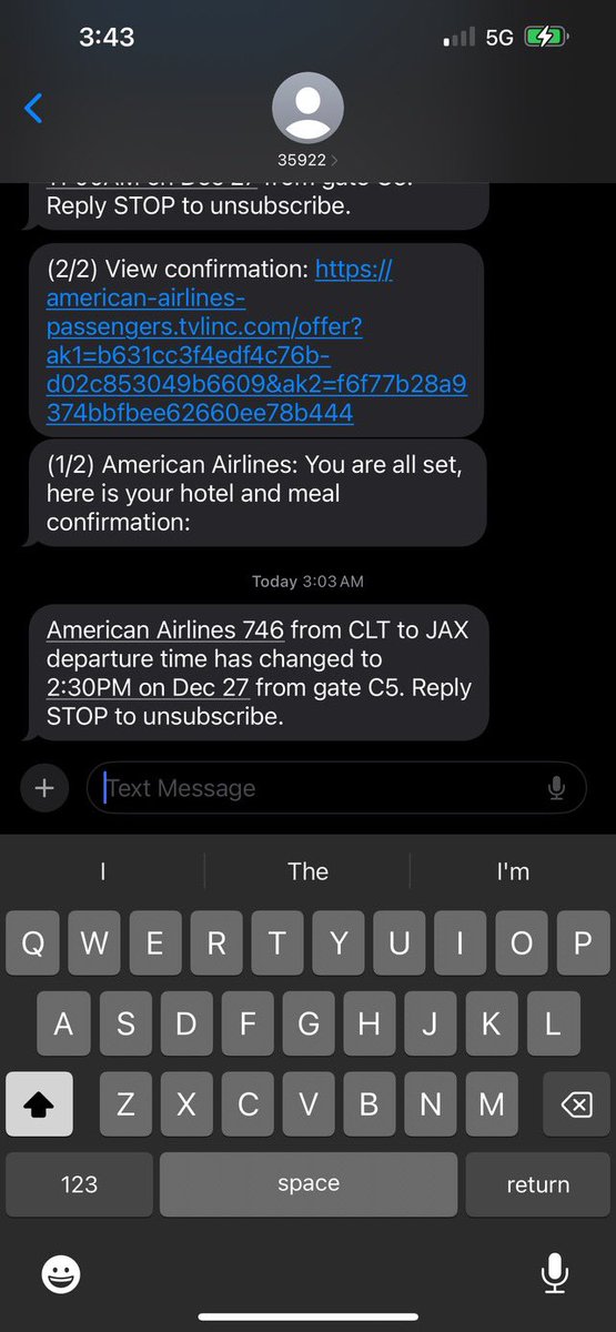 blake_wilson5's tweet photo. @AmericanAir any explanation of why we are going on a full day of “delays” instead of a cancellation. https://t.co/J3OkdBr7L6